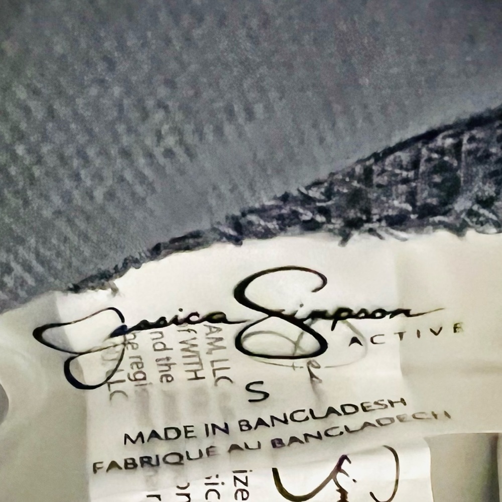 JESSICA SIMPSON || Biker Compression Shorts in Teal Abstract - SZ Small - Picture 8 of 8